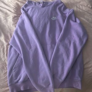 Lavender Nike Women’s hoodie. Size : Small
